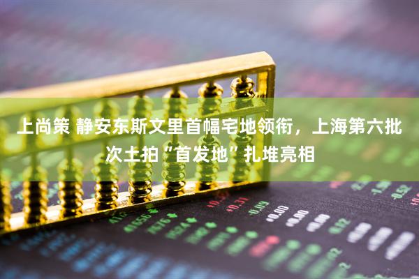 上尚策 静安东斯文里首幅宅地领衔，上海第六批次土拍“首发地”扎堆亮相