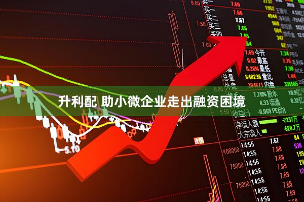 升利配 助小微企业走出融资困境